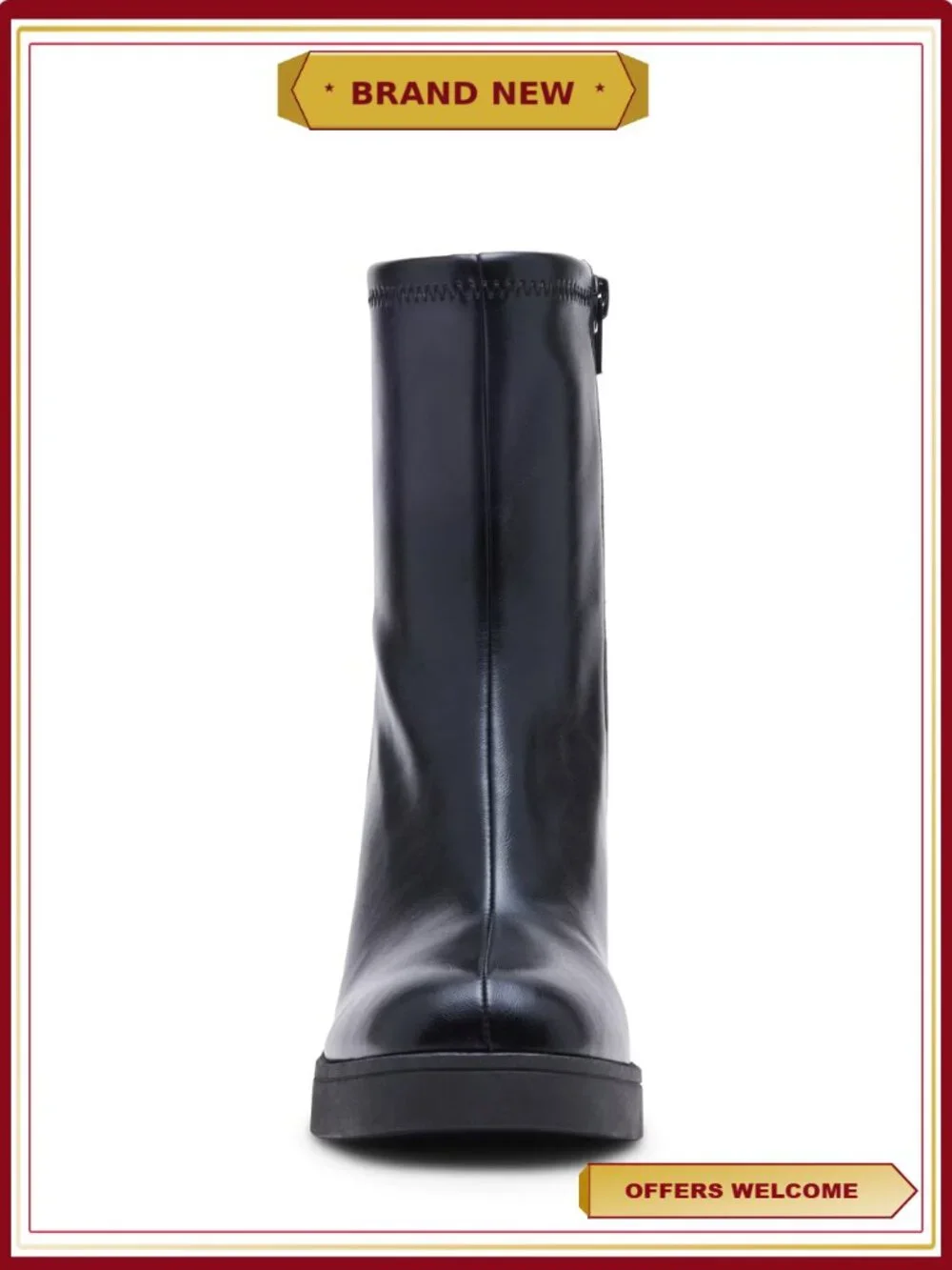 Madden Girl Daniela Stretch Ankle Bootie Heeled Pull-On